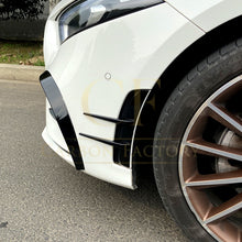 Load image into Gallery viewer, LP Style Gloss Black Front Canards for Mercedes Benz W177 A Class AMG &amp; A35 18-22

