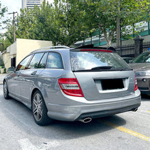 Load image into Gallery viewer, V Style Gloss Black Boot Spoiler for Mercedes Benz W204 C Class &amp; C63 Estate 07-14
