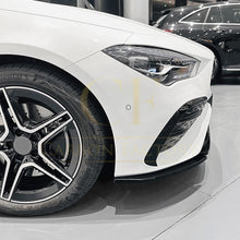 Load image into Gallery viewer, AMG Style Gloss Black Front Splitter for Mercedes Benz W177 A Class AMG &amp; A35 23-25

