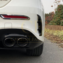Load image into Gallery viewer, Gloss Black Rear Bumper Trims for Mercedes Benz W177 A Class Saloon 18-25 (Replacement)
