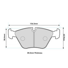 Load image into Gallery viewer, BMW E46 330ci Front Performance Brake Pads 1364
