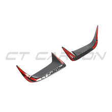 Load image into Gallery viewer, BMW F95 X5M 2019-2022 (PRE-LCI) CARBON FIBRE REAR BUMPER TRIM - CT DESIGN
