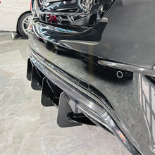 Load image into Gallery viewer, V Style Gloss Black Rear Diffuser for Mercedes Benz W176 A45 13-18

