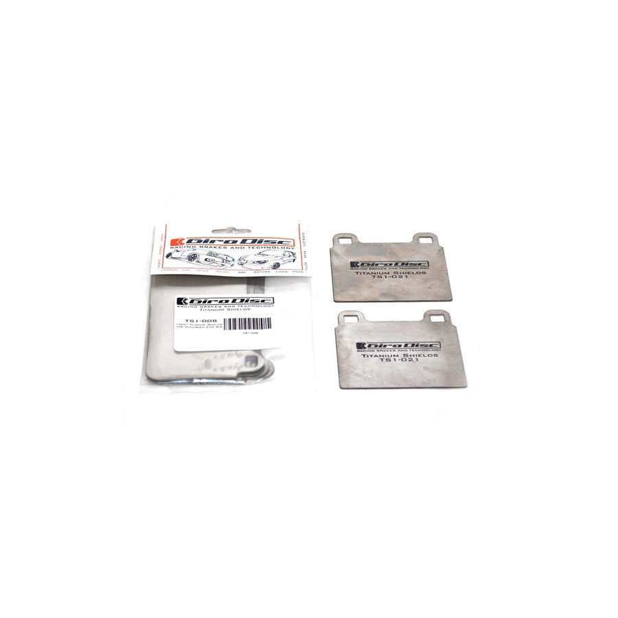 Girodisc TS-1648-4 BMW F12 F80 G87 Front Titanium Backing Plate Kit