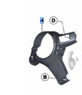 Genuine BMW F-Series Steering Wheel Cover Trim OEM 32307848269 - Fits M2 M3 M4 M5 M6 (F87 F80 F82 F83 F10 F06 F12 F13)