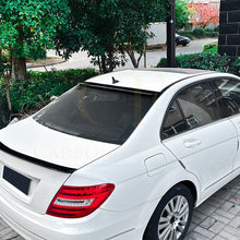 Load image into Gallery viewer, Gloss Black Roof Spoiler for Mercedes Benz W204 C Class &amp; C63 Saloon 07-14
