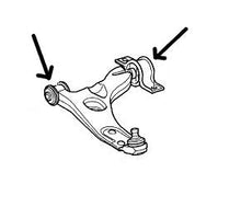 Load image into Gallery viewer, Ford Focus ST &amp; RS Mk2 (2005-2010) Front Suspension Arm Bushes
