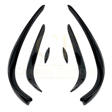 Load image into Gallery viewer, Gloss Black Front Canards (6 pcs) for Mercedes Benz W205 C Class 15-18
