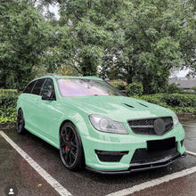 Load image into Gallery viewer, V Style Gloss Black Front Splitter for Mercedes Benz W204 C63 11-14
