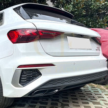 Load image into Gallery viewer, Gloss Black Exhaust Tip Covers for Audi A3 8Y S Line 20-24
