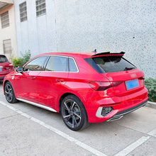 Load image into Gallery viewer, V Style Gloss Black Roof Spoiler for Audi A3 S3 RS3 8Y Sportback 20-Present
