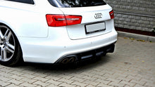 Load image into Gallery viewer, Maxton Design - AUDI A6 C7 S-LINE AVANT (2.0 TDI) REAR DIFFUSER &amp; REAR SIDE SPLITTERS (2011-2014)
