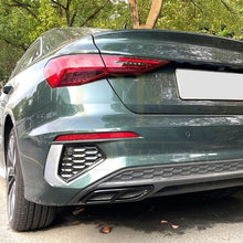 Load image into Gallery viewer, Gloss Black Exhaust Tip Covers for Audi A3 8Y S Line 20-24
