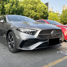 Load image into Gallery viewer, Gloss Black Front Bumper Side Grille Trims for Mercedes Benz W177 A Class AMG &amp; A35 23-25

