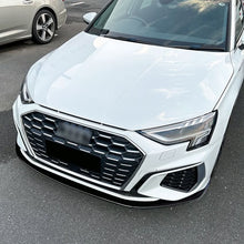 Load image into Gallery viewer, P Style Gloss Black Front Splitter for Audi A3 8Y S Line S3 20-24
