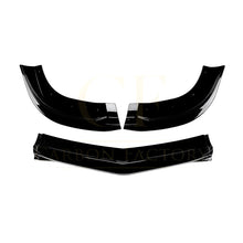 Load image into Gallery viewer, V Style Gloss Black Front Splitter for Mercedes Benz W204 C63 07-10

