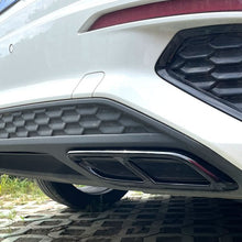 Load image into Gallery viewer, Gloss Black Exhaust Tip Covers for Audi A3 8Y S Line 20-24
