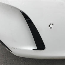 Load image into Gallery viewer, Gloss Black Rear Bumper Trims for Mercedes Benz W205 C Class Saloon 15-21
