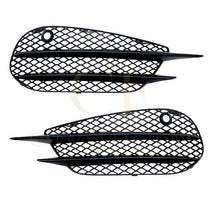 Load image into Gallery viewer, Gloss Black Front Bumper Side Grille for Mercedes Benz W205 C Class 15-18
