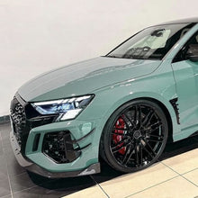 Load image into Gallery viewer, Gloss Black Front Canards for Audi 8Y RS3 20-24

