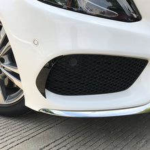 Load image into Gallery viewer, Gloss Black Front Canards (2 pcs) for Mercedes Benz W205 C Class 15-18
