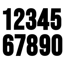 Load image into Gallery viewer, High Vis Yellow Window Race Numbers
