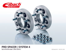 Load image into Gallery viewer, Eibach Pro-Spacer Kit (Pair Of Spacers) 15mm Per Spacer (System 4) S90-4-15-014 (Silver)
