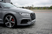 Load image into Gallery viewer, Maxton Design - FRONT SPLITTER V.1 AUDI RS3 8V FACELIFT SEDAN (2017-20)
