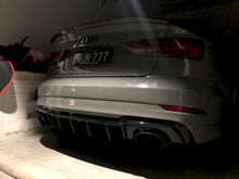 Load image into Gallery viewer, Maxton Design - REAR DIFFUSER AUDI RS3 8V FACELIFT SEDAN (2017-20)
