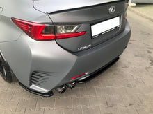 Load image into Gallery viewer, Maxton Design - CENTRAL REAR SPLITTER (WITHOUT VERTICAL BARS) LEXUS RC (2014-UP)
