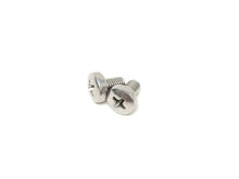 Load image into Gallery viewer, Number Plate Screws and Registration Plate Bolts, OE-Style 8 mm Fixings for Most BMW &amp; MINI Models, Fine or Coarse Thread, Black or Chrome (Pair)
