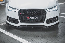 Load image into Gallery viewer, Maxton Design - FRONT SPLITTER V4 AUDI RS6 C7 (2013-2017)
