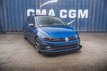 Load image into Gallery viewer, Maxton Design - STREET PRO FRONT SPLITTER (+FLAPS) VW POLO GTI MK6 (2017-2021)
