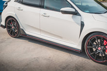 Load image into Gallery viewer, Maxton Design - STREET PRO SIDE SKIRTS DIFFUSERS V2 HONDA CIVIC X TYPE-R (2017-)
