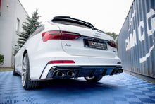 Load image into Gallery viewer, Maxton Design - REAR VALANCE + EXHAUST ENDS IMITATION AUDI S6 / A6 S-LINE C8
