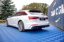 Load image into Gallery viewer, Maxton Design - REAR VALANCE + EXHAUST ENDS IMITATION AUDI S6 / A6 S-LINE C8
