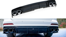 Load image into Gallery viewer, Maxton Design - REAR VALANCE + EXHAUST ENDS IMITATION AUDI S6 / A6 S-LINE C8
