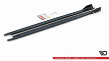 Load image into Gallery viewer, Maxton Design - SIDE SKIRTS DIFFUSERS V.2 + FLAPS SKODA OCTAVIA RS MK4
