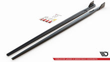 Load image into Gallery viewer, Maxton Design - SIDE SKIRTS DIFFUSERS V.1 + FLAPS BMW M8 GRAN COUPE F93 / 8 GRAN COUPE M-PACK G16
