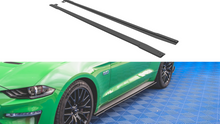 Load image into Gallery viewer, Maxton Design - STREET PRO SIDE SKIRTS DIFFUSERS V.1 FORD MUSTANG GT MK6 FACELIFT (2017-)
