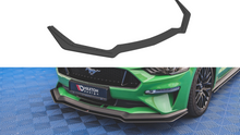 Load image into Gallery viewer, Maxton Design - STREET PRO FRONT SPLITTER V.1 FORD MUSTANG GT MK6 FACELIFT (2017-)
