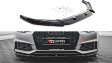 Load image into Gallery viewer, Maxton Design - FRONT SPLITTER V.3 AUDI S4 / A4 S-LINE B9
