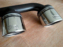 Load image into Gallery viewer, Maxton Design - EXHAUST TIPS VW POLO MK5 (6R) FITS WITH DOUBLE MIDDLE EXHAUST REAR VALANCE
