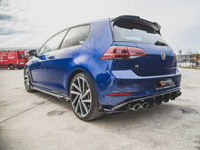 Load image into Gallery viewer, Maxton Design - STREET PRO REAR SIDE SPLITTERS + FLAPS VW GOLF 7 R FACELIFT (2017-2020)
