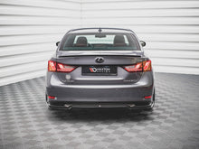 Load image into Gallery viewer, Maxton Design - CENTRAL REAR SPLITTER (VERTICAL BARS) LEXUS GS F SPORT HYBRID MK4 (L10) (2012-2015)
