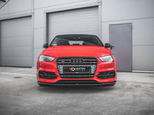 Load image into Gallery viewer, Maxton Design - FRONT SPLITTER V.1 AUDI S3 / A3 S-LINE 8V SEDAN / CABRIO (2013-2016)
