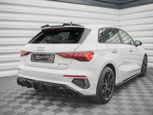 Load image into Gallery viewer, Maxton Design - Rear Valance + Exhaust Ends Imitation Audi A3 S-Line Sportback 8Y
