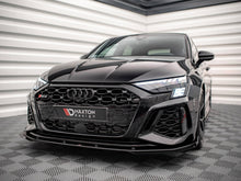 Load image into Gallery viewer, Maxton Design - STREET PRO FRONT SPLITTER V.1 (+FLAPS) AUDI RS3 SPORTBACK 8Y (2020-)
