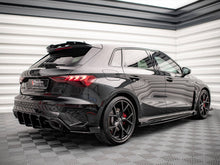 Load image into Gallery viewer, Maxton Design - STREET PRO REAR SIDE SPLITTERS + FLAPS AUDI RS3 SPORTBACK 8Y
