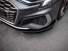 Load image into Gallery viewer, Maxton Design - Street PRO Front Splitter V.1 + Flaps Audi S3 / A3 S-Line 8Y
